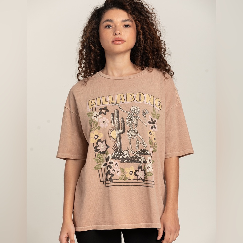 New Billabong Deep Desert Skeleton Tee - Picture 1 of 6